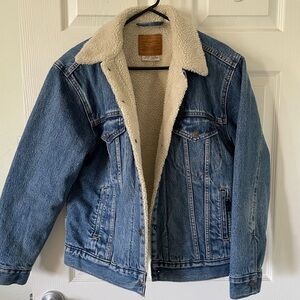 Levi Sherpa Jean Jacket